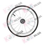 Колесо для дитячої коляски 14 1 3/8 x 1 5/8 (44-288) ( з білою полоскою)