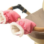 Рукавички-Муфта на коляску Ok Style Сніжинка Рожевий Барбі №48