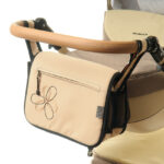 Сумка на коляску Ok Style Квіточка (Світло бежева матова) №7