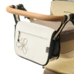 Сумка на коляску Ok Style Квіточка (Світло молочна) №9