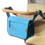 Сумка на коляску Ok Style Квіточка (Блакитний) №33