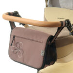 Сумка на коляску Ok Style Квіточка (Світло коричневий) №40