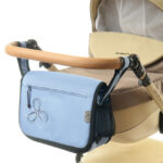 Сумка на коляску Ok Style Квіточка (Світло блакитний) №42