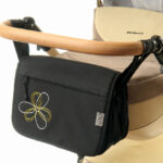 Сумка на коляску Ok Style Квіточка біло-жовта