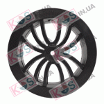 Диск для дитячої коляски 10 дюймів (павучок) ЧОРНИЙ