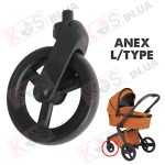 Колесо коляски Anex L/Type. Переднє , непробивне з вилкою