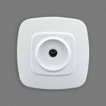 Розетка ТВ біла ELA