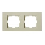 Рамка 2-на кремова GRANO