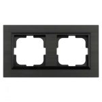 Рамка 2-на QUANTUM антрацит