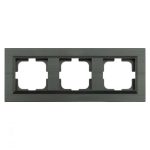 Рамка 3-на QUANTUM сірий магніт