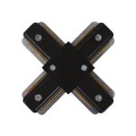 З'єднувач шинопровода Х-образний 220-240V чорний