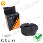Камера 26 x 1.95/2.125 (50/54-406) Compass Butyl Tube для велосипеда