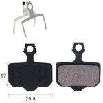 Дискові гальмівні колодки напівметал для велосипедів, самокатів Avid BB5,Giant ATX 770D,Promax DSK-710,RENDER.