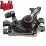 Гальмівна машинка, супорт, каліпер для велосипеда, самоката Repute задній (F180R160) (колодки в комплекті)