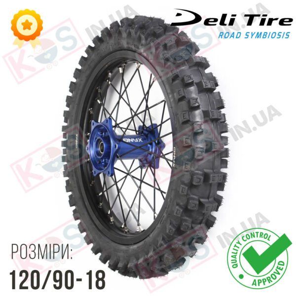 Шина 120/90-18  Deli Tire CROSS MAXI GRIP SG1-R SB-156 TT для мото-кросса