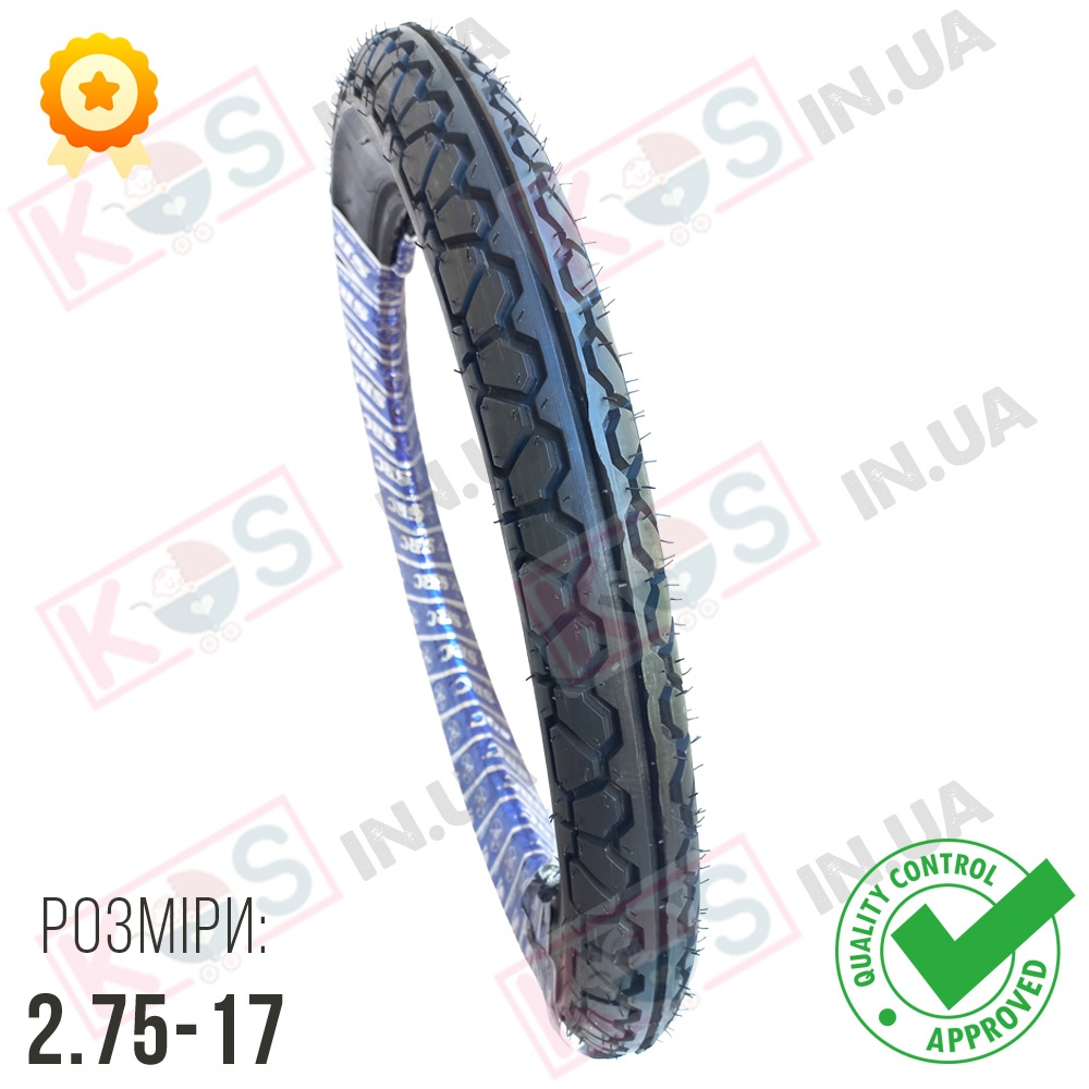 2.75-17-src-1 Шина 2.75-17 TUBETYPE SV-507. Мотошина SRC - Зображення 1