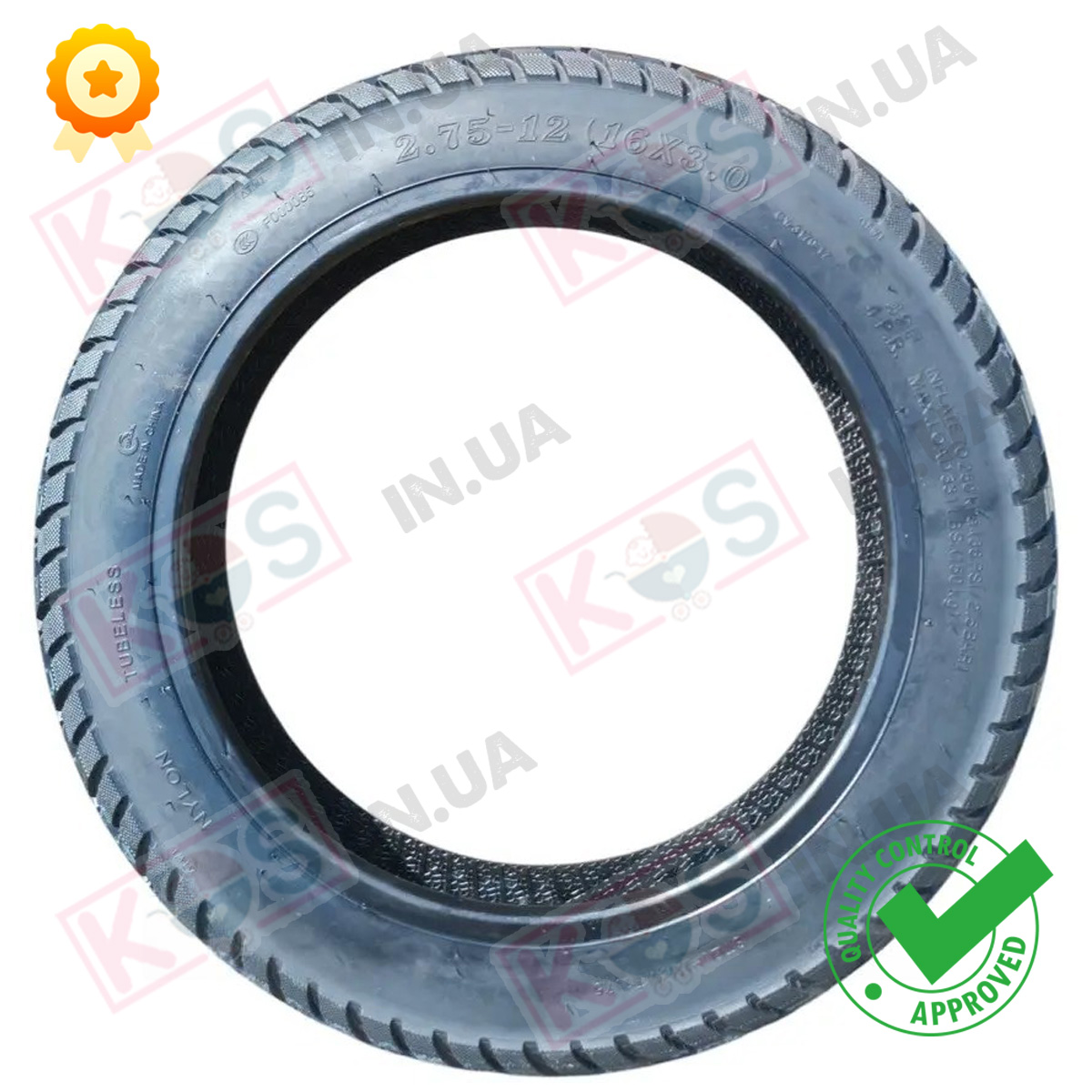 покришка-16x3-1 Шина 16×3.0 (76-305) (2.75-12), 4PR, 42F — безкамерна,  міцна і надійна - Зображення 4