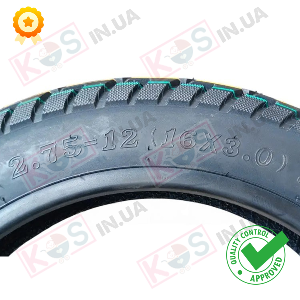 покришка-16x3 Шина 16×3.0 (76-305) (2.75-12), 4PR, 42F — безкамерна,  міцна і надійна - Зображення 5